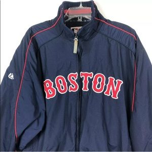 Boston Red Sox majestic home xxl jacket. Like brand new.No stains or tears.